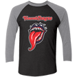 T-Shirts Vintage Black/Premium Heather / S Venom's Tongue Men's Triblend 3/4 Sleeve