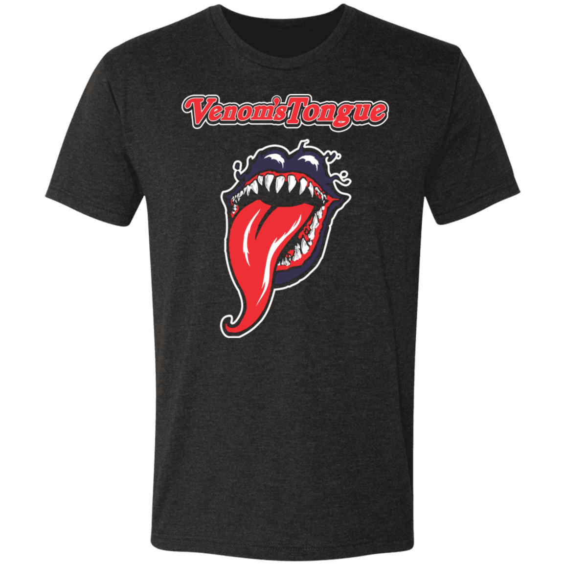 T-Shirts Vintage Black / S Venom's Tongue Men's Triblend T-Shirt