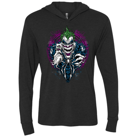 T-Shirts Vintage Black / X-Small Venomous Joke Triblend Long Sleeve Hoodie Tee