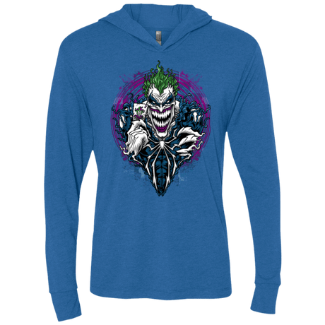 T-Shirts Vintage Royal / X-Small Venomous Joke Triblend Long Sleeve Hoodie Tee