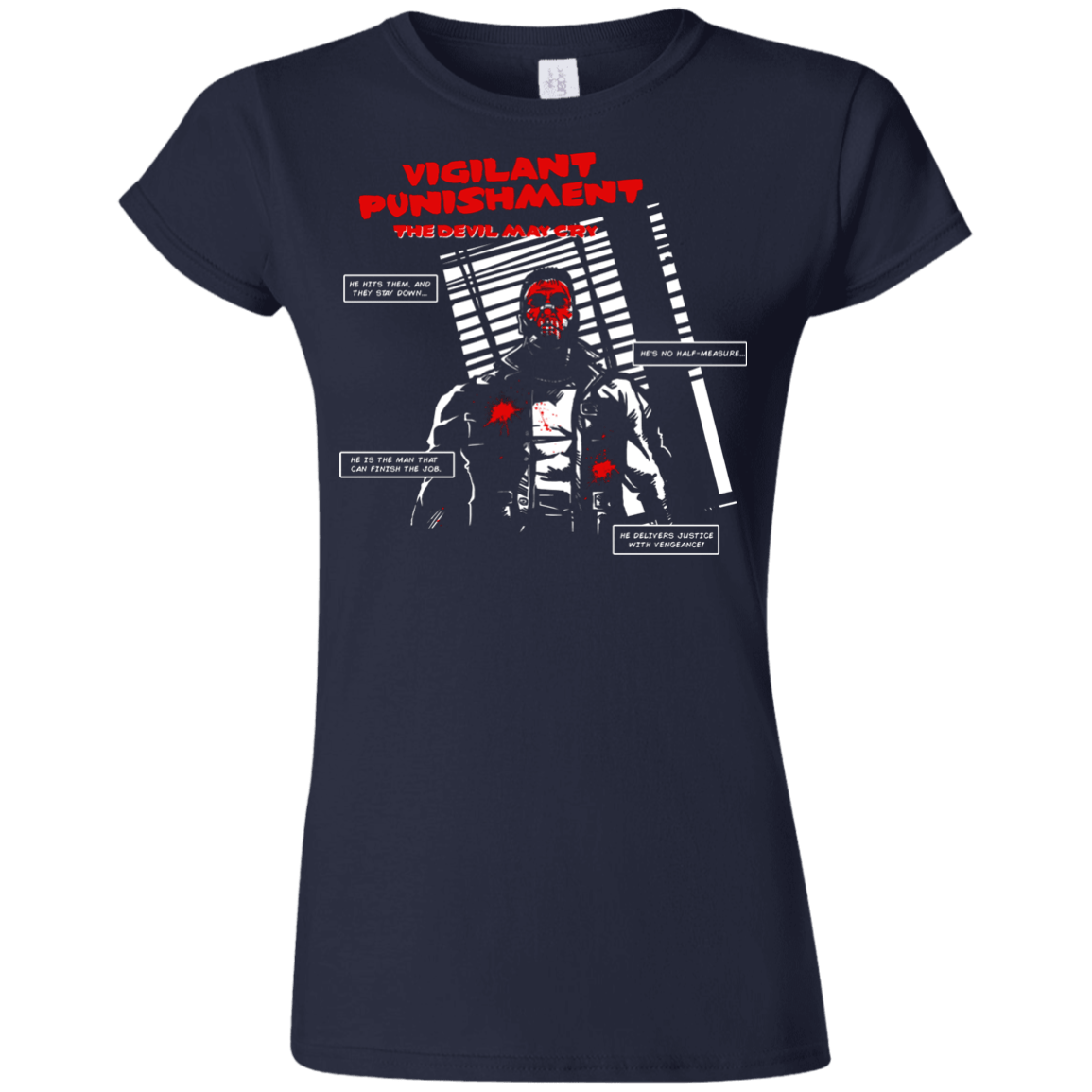 T-Shirts Navy / S Vigilant Junior Slimmer-Fit T-Shirt