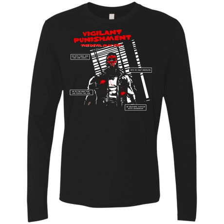 T-Shirts Black / S Vigilant Men's Premium Long Sleeve