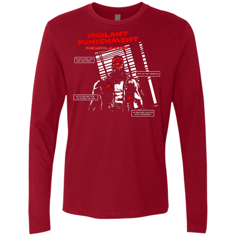 T-Shirts Cardinal / S Vigilant Men's Premium Long Sleeve