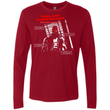 T-Shirts Cardinal / S Vigilant Men's Premium Long Sleeve