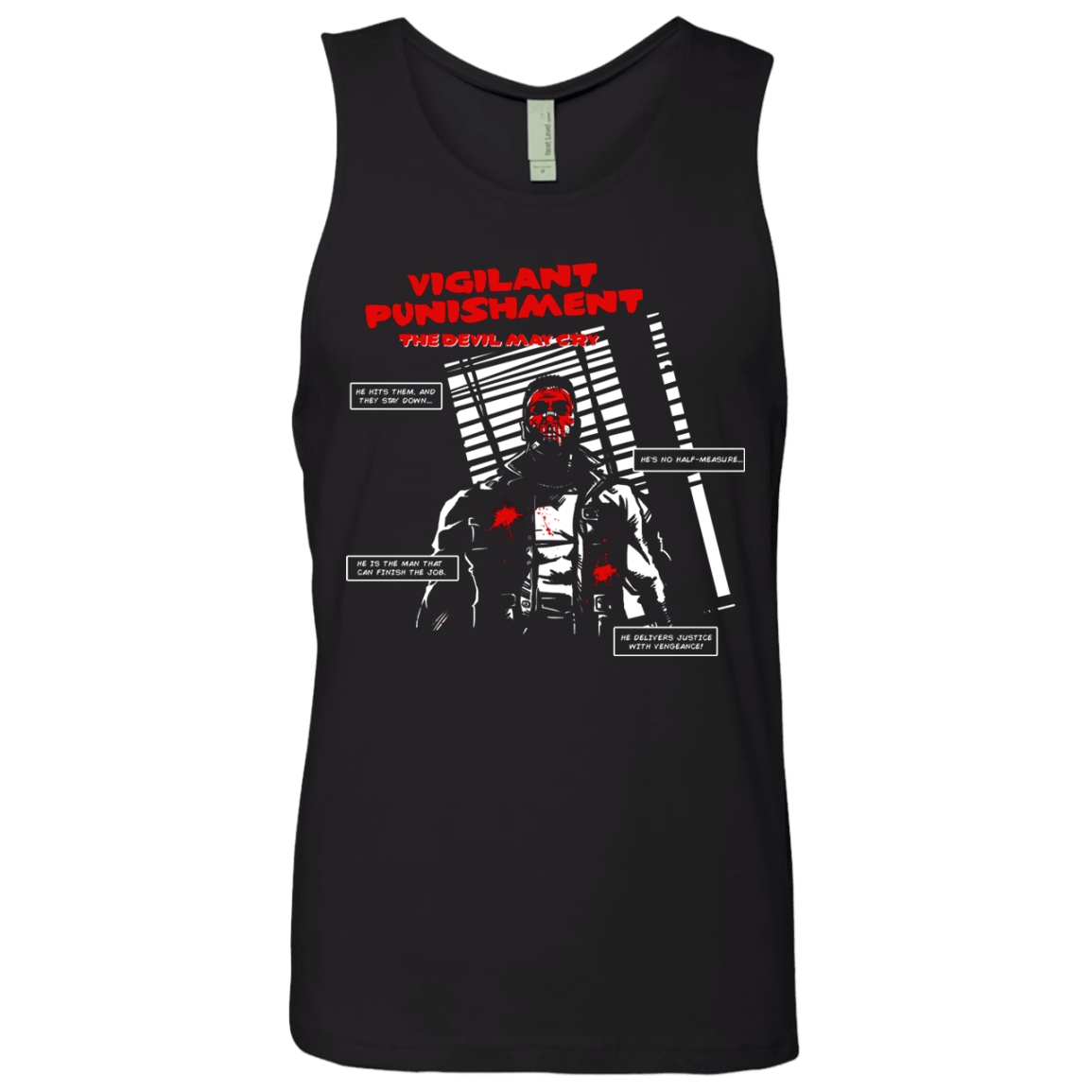 T-Shirts Black / S Vigilant Men's Premium Tank Top