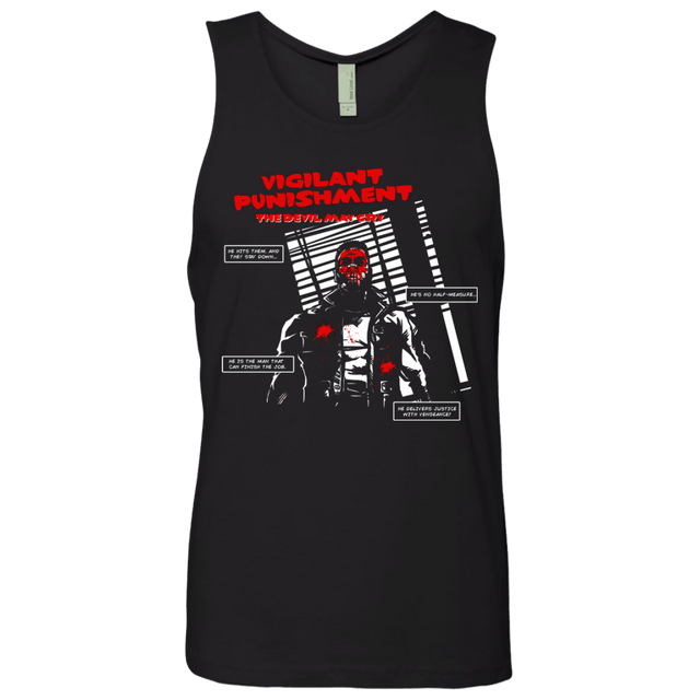 T-Shirts Black / S Vigilant Men's Premium Tank Top