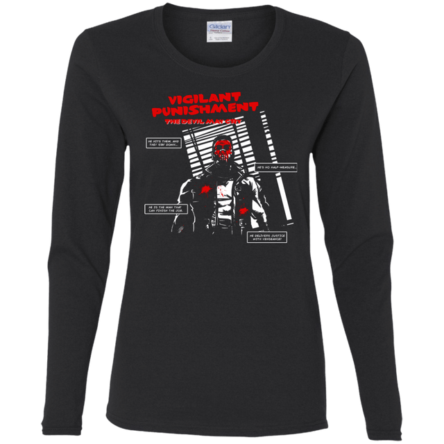 T-Shirts Black / S Vigilant Women's Long Sleeve T-Shirt