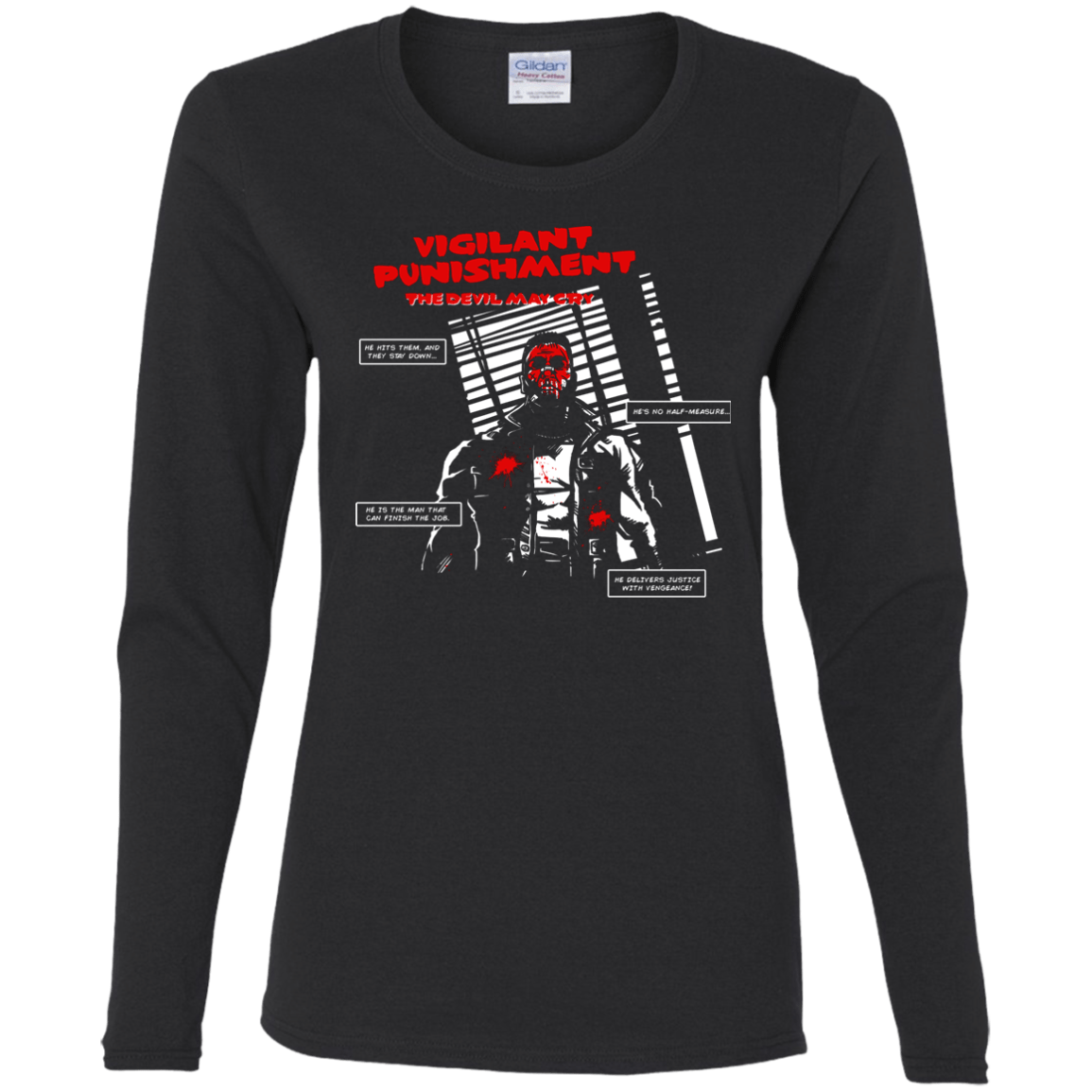 T-Shirts Black / S Vigilant Women's Long Sleeve T-Shirt