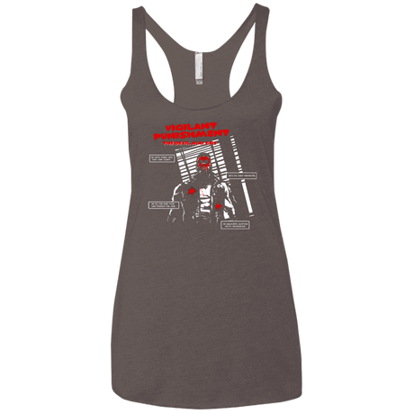 T-Shirts Macchiato / X-Small Vigilant Women's Triblend Racerback Tank