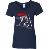 T-Shirts Navy / S Vigilant Women's V-Neck T-Shirt