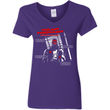 T-Shirts Purple / S Vigilant Women's V-Neck T-Shirt