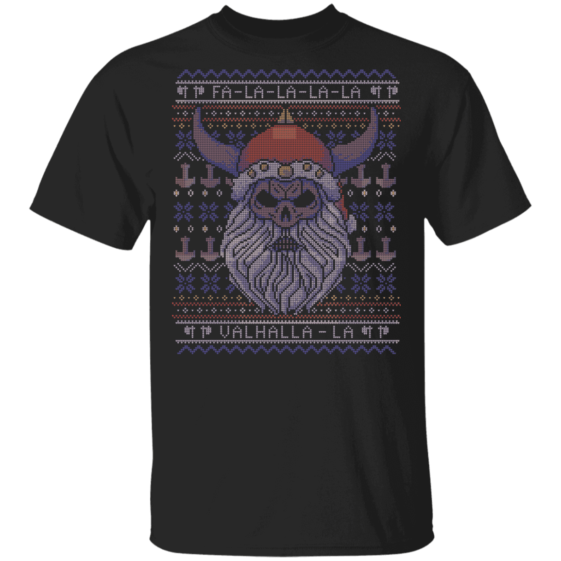 T-Shirts Black / S Viking Christmas T-Shirt