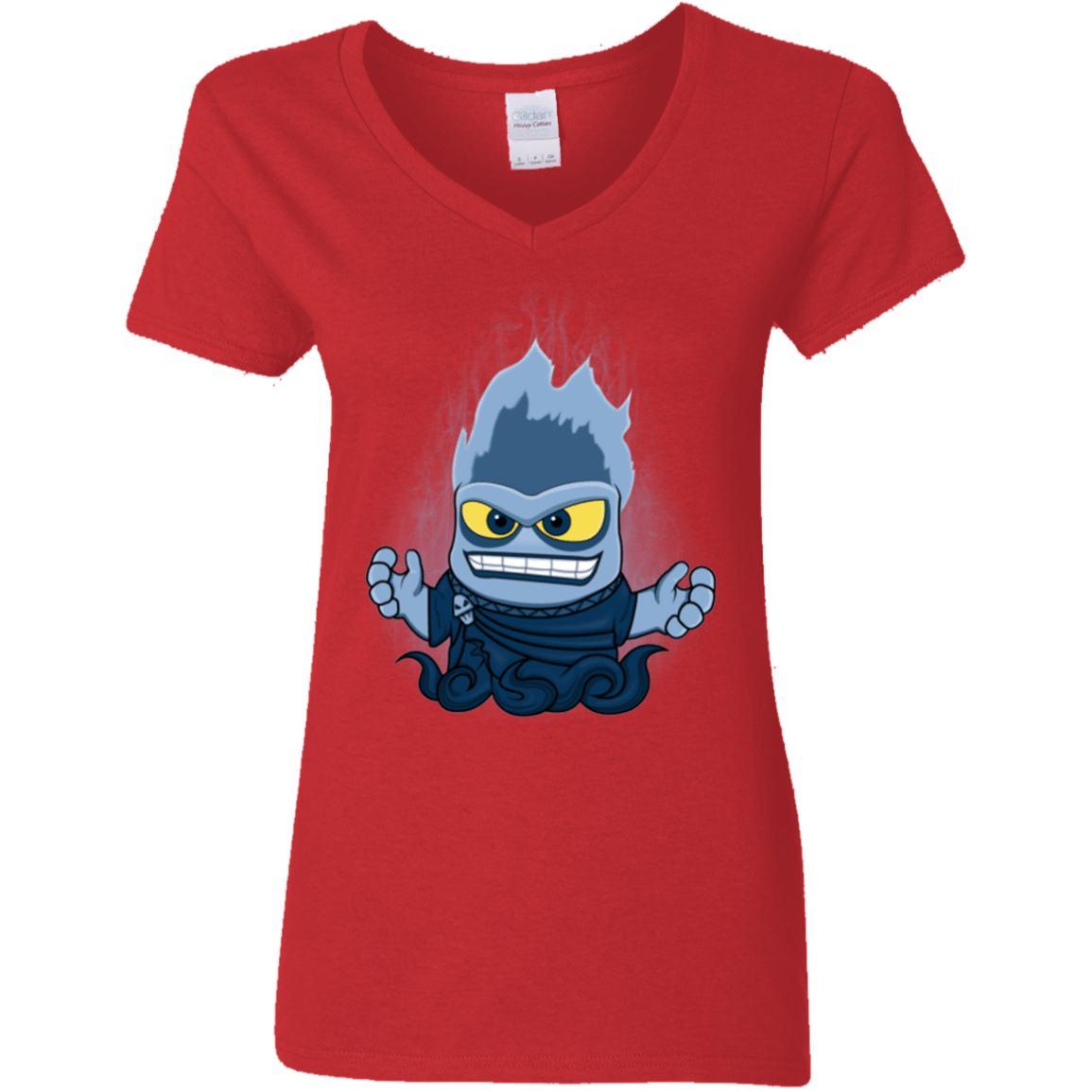 T-Shirts Red / S Villain Inside Women's V-Neck T-Shirt