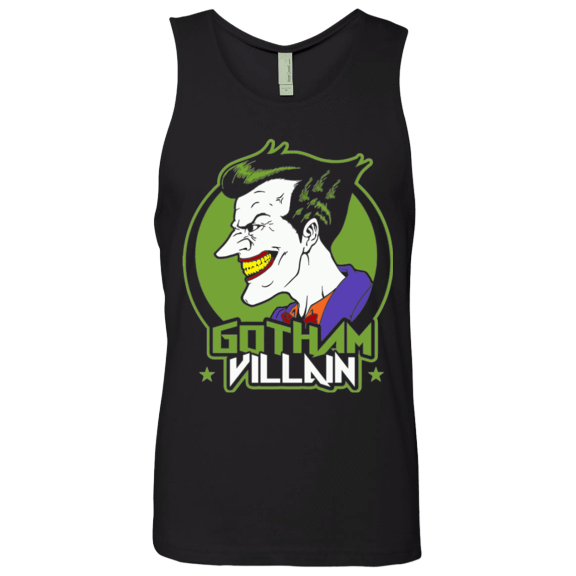 T-Shirts Black / Small Villain Men's Premium Tank Top