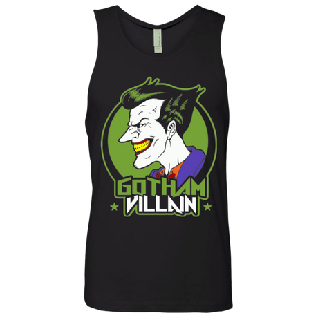 T-Shirts Black / Small Villain Men's Premium Tank Top