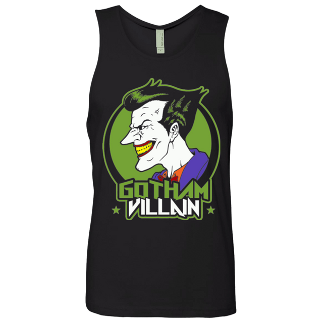 T-Shirts Black / Small Villain Men's Premium Tank Top