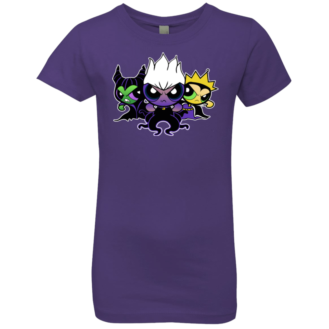 T-Shirts Purple Rush / YXS Villain Puff Girls Girls Premium T-Shirt