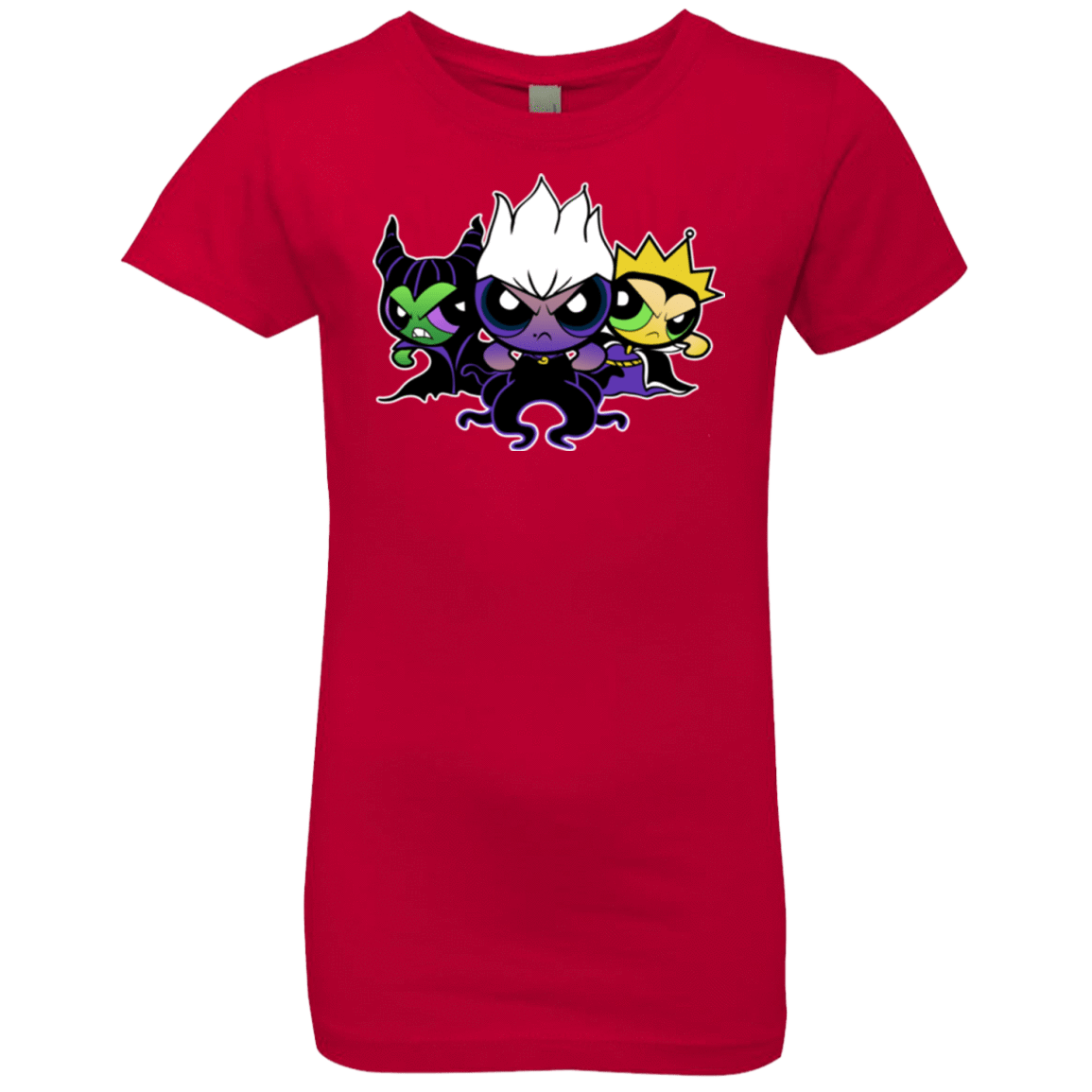 T-Shirts Red / YXS Villain Puff Girls Girls Premium T-Shirt