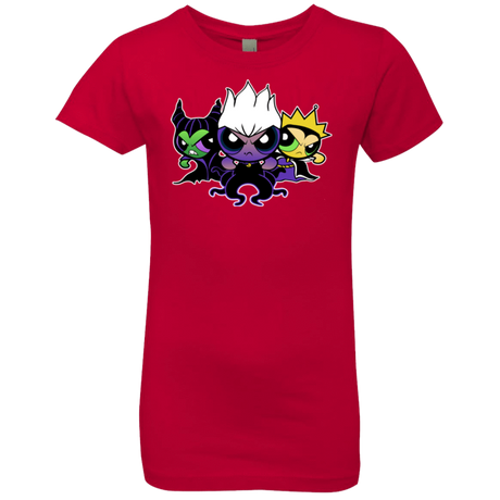 T-Shirts Red / YXS Villain Puff Girls Girls Premium T-Shirt