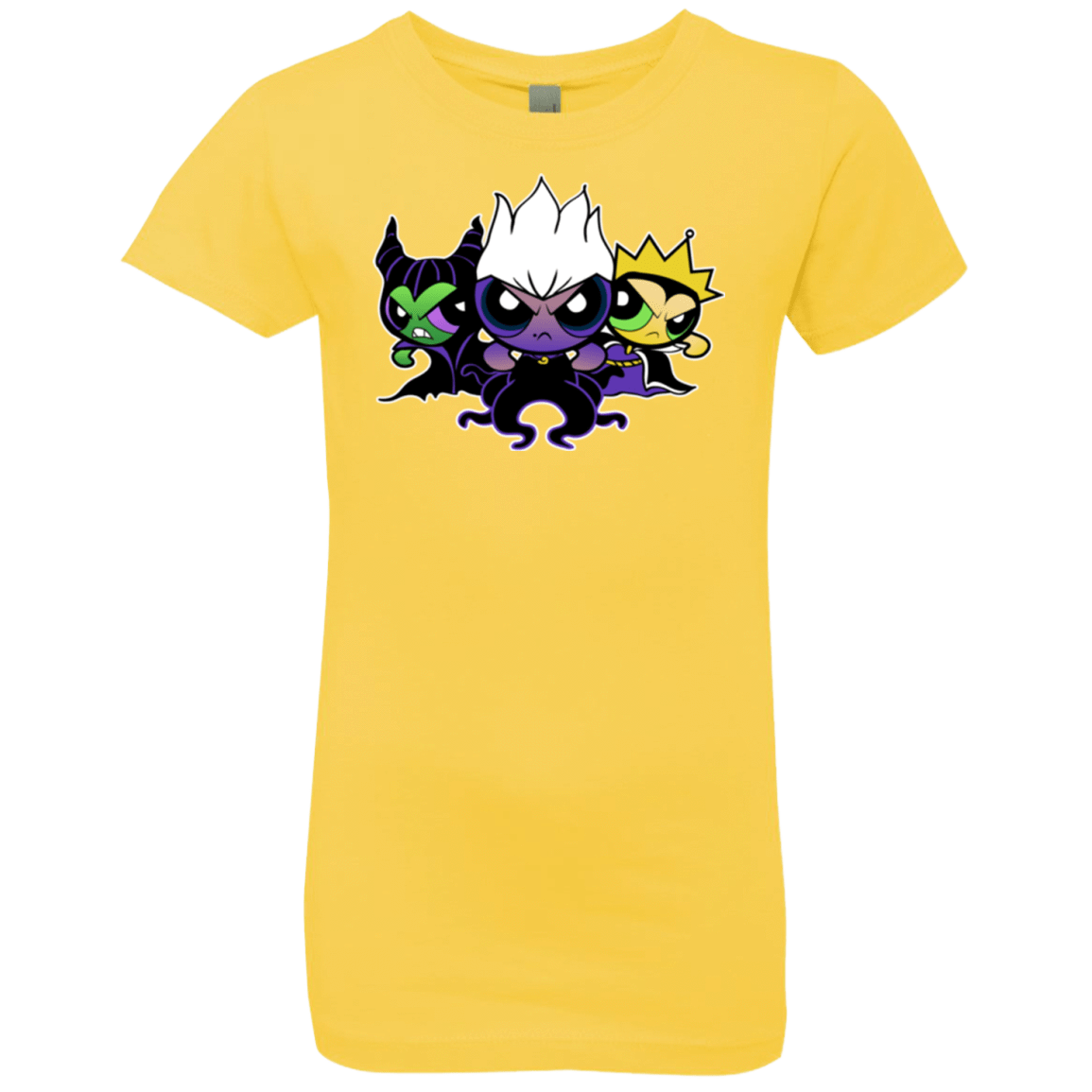 T-Shirts Vibrant Yellow / YXS Villain Puff Girls Girls Premium T-Shirt