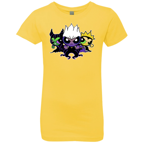 T-Shirts Vibrant Yellow / YXS Villain Puff Girls Girls Premium T-Shirt