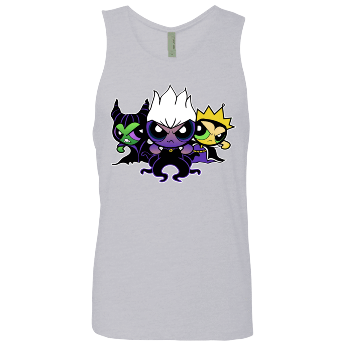 T-Shirts Heather Grey / Small Villain Puff Girls Men's Premium Tank Top