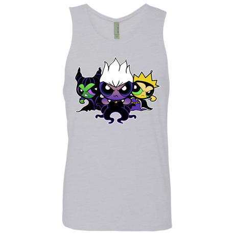 T-Shirts Heather Grey / Small Villain Puff Girls Men's Premium Tank Top