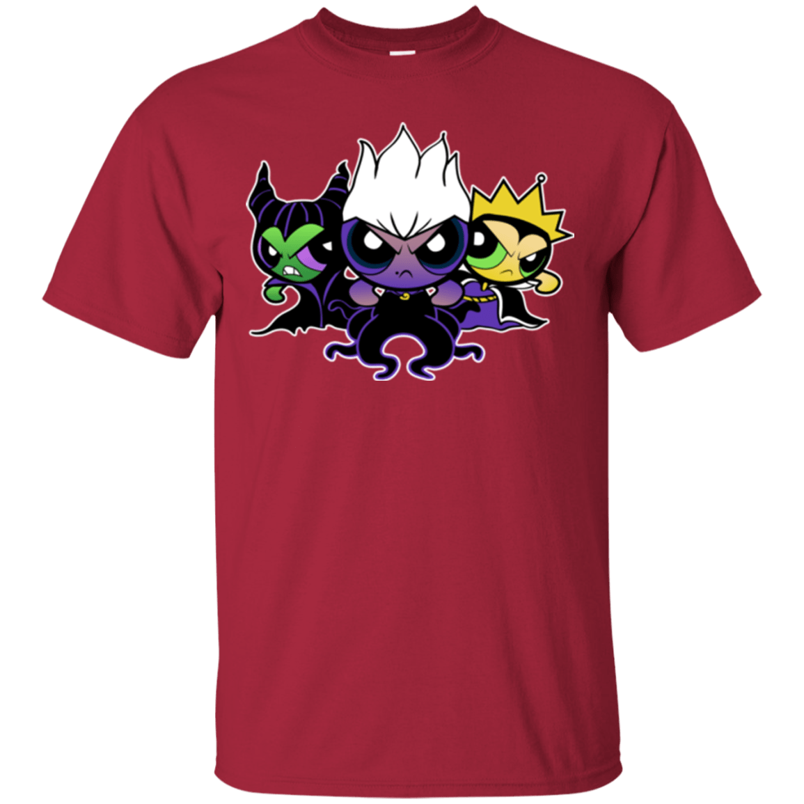 T-Shirts Cardinal / Small Villain Puff Girls T-Shirt