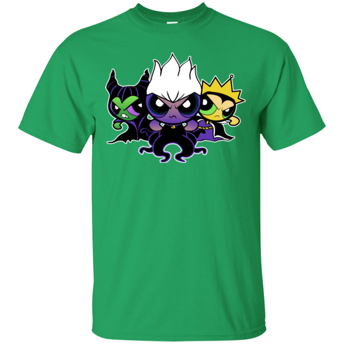 T-Shirts Irish Green / Small Villain Puff Girls T-Shirt