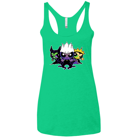 T-Shirts Envy / X-Small Villain Puff Girls Women's Triblend Racerback Tank