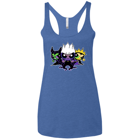 T-Shirts Vintage Royal / X-Small Villain Puff Girls Women's Triblend Racerback Tank