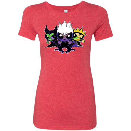T-Shirts Vintage Red / Small Villain Puff Girls Women's Triblend T-Shirt