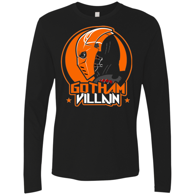 T-Shirts Black / Small Villain v2 Men's Premium Long Sleeve