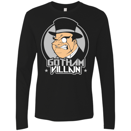 T-Shirts Black / Small Villain v3 Men's Premium Long Sleeve