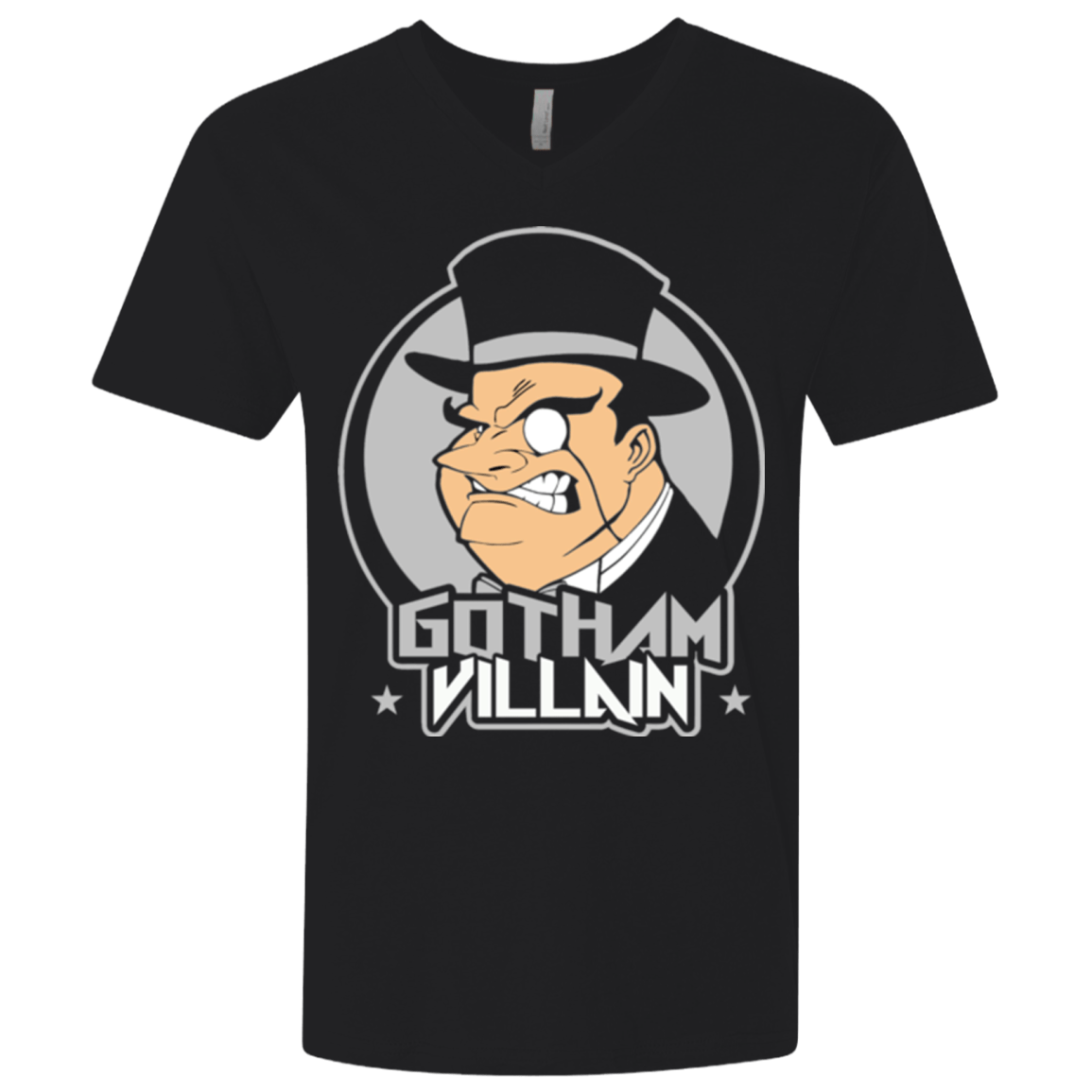 T-Shirts Black / X-Small Villain v3 Men's Premium V-Neck