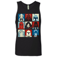 T-Shirts Black / Small Villain Wars Pop Men's Premium Tank Top