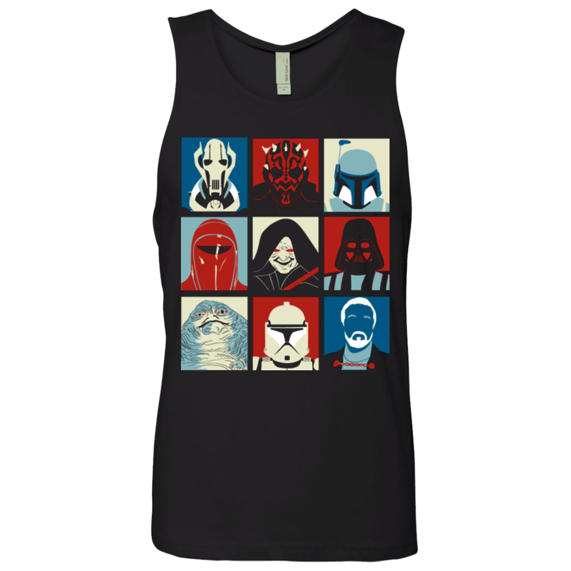 T-Shirts Black / Small Villain Wars Pop Men's Premium Tank Top