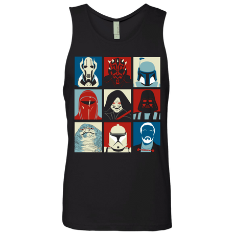 T-Shirts Black / Small Villain Wars Pop Men's Premium Tank Top