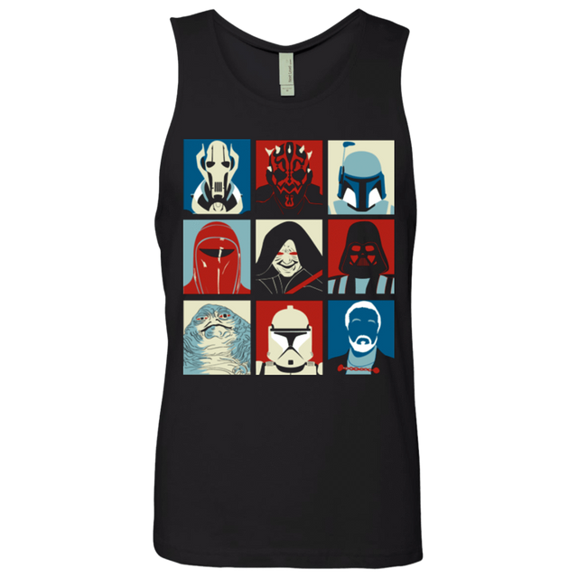 T-Shirts Black / Small Villain Wars Pop Men's Premium Tank Top