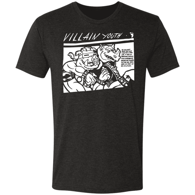 T-Shirts Vintage Black / S Villain Youth Men's Triblend T-Shirt