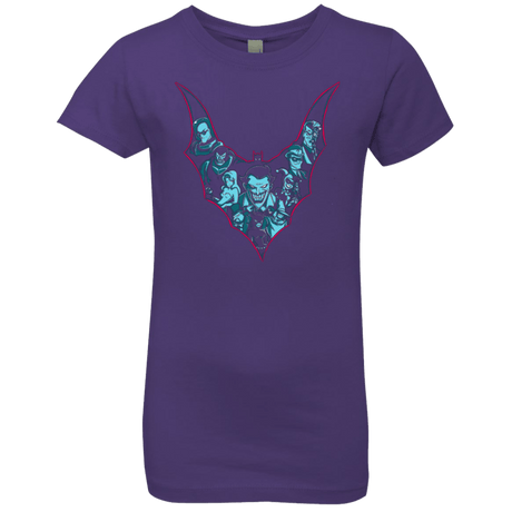 T-Shirts Purple Rush / YXS VILLAINS SHADOWS Girls Premium T-Shirt