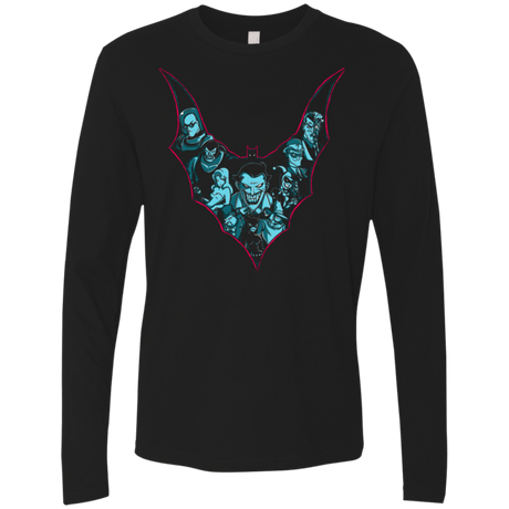 T-Shirts Black / Small VILLAINS SHADOWS Men's Premium Long Sleeve