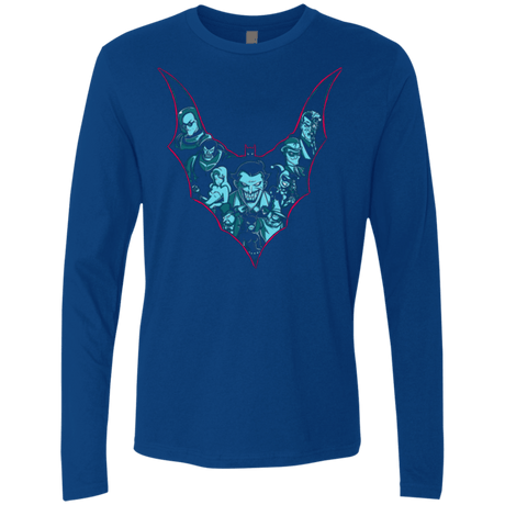 T-Shirts Royal / Small VILLAINS SHADOWS Men's Premium Long Sleeve