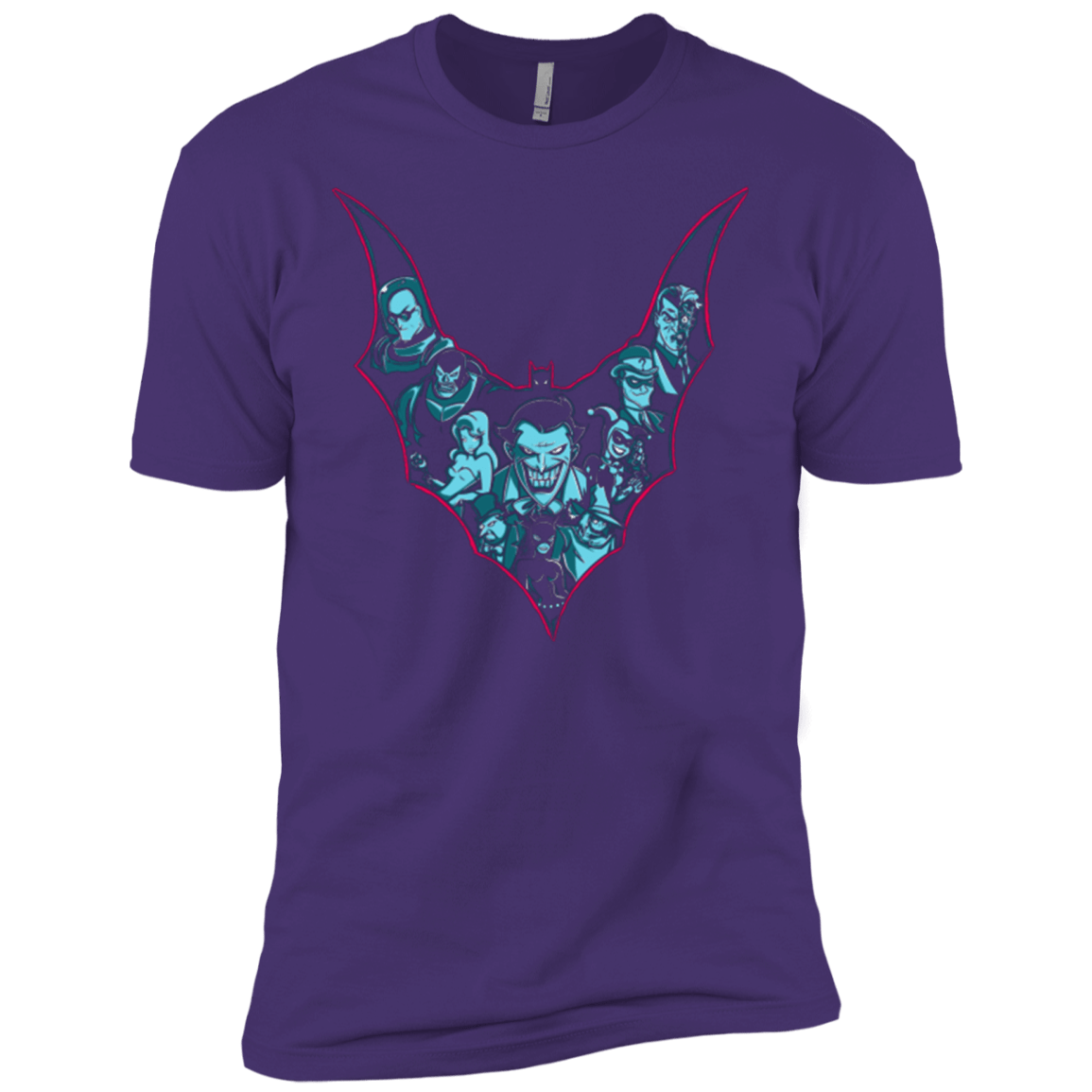T-Shirts Purple / X-Small VILLAINS SHADOWS Men's Premium T-Shirt
