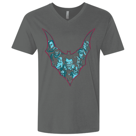 T-Shirts Heavy Metal / X-Small VILLAINS SHADOWS Men's Premium V-Neck