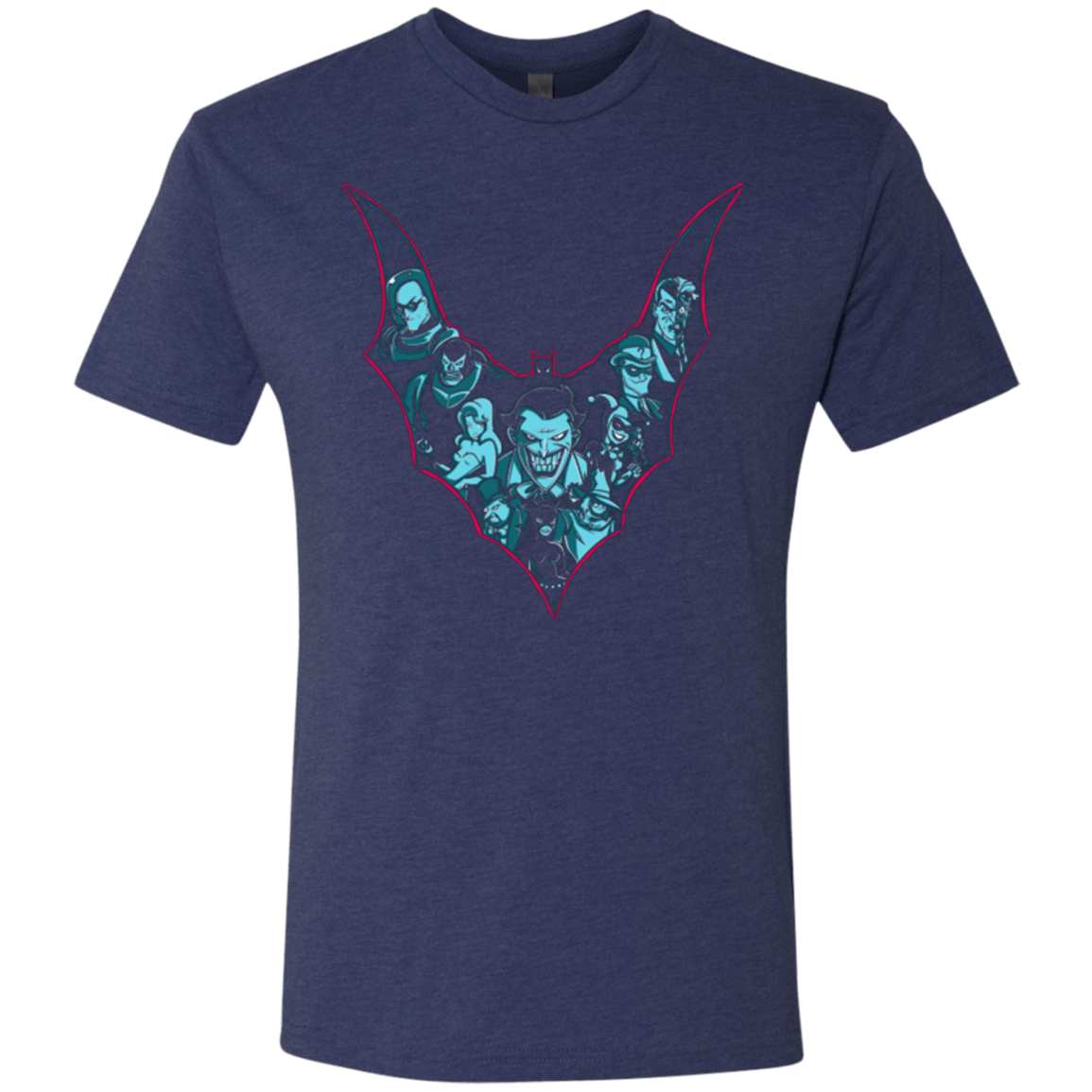 T-Shirts Vintage Navy / Small VILLAINS SHADOWS Men's Triblend T-Shirt