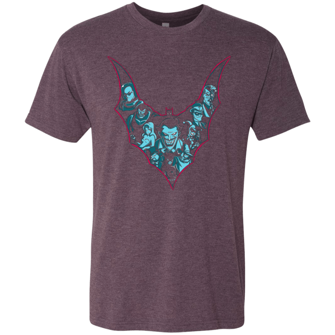 T-Shirts Vintage Purple / Small VILLAINS SHADOWS Men's Triblend T-Shirt