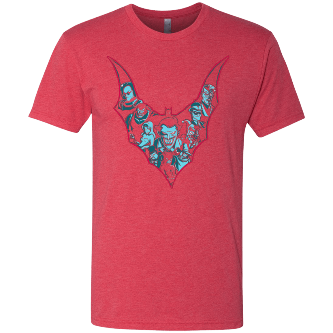 T-Shirts Vintage Red / Small VILLAINS SHADOWS Men's Triblend T-Shirt