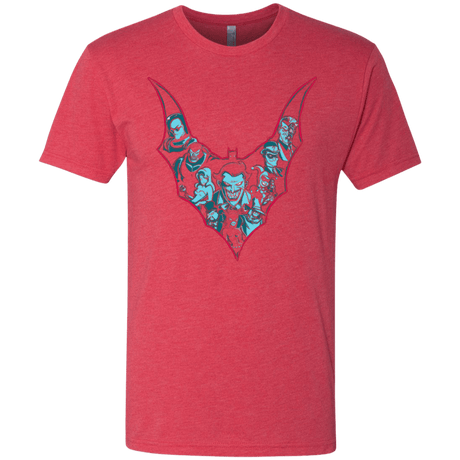 T-Shirts Vintage Red / Small VILLAINS SHADOWS Men's Triblend T-Shirt