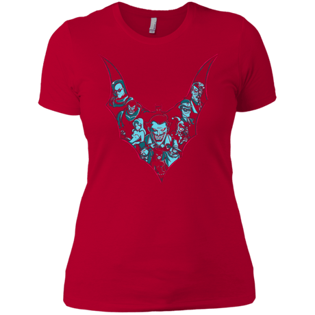 T-Shirts Red / X-Small VILLAINS SHADOWS Women's Premium T-Shirt